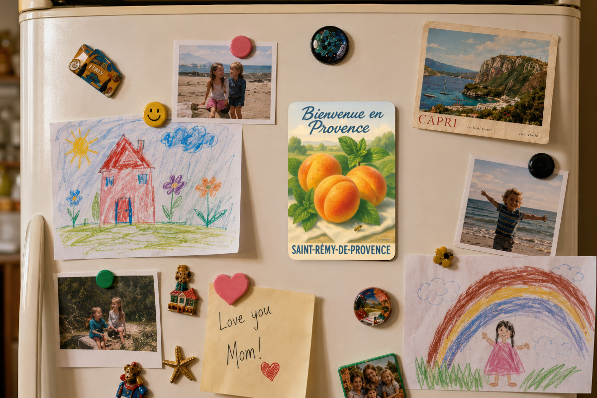Mockup magnet 03 — Magnet Chaleur d’été – Abricot au parfum du Sud