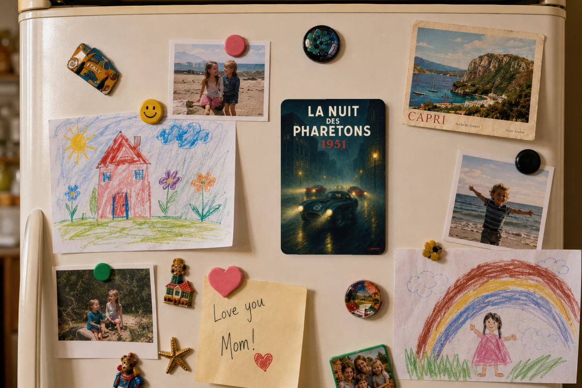 Mockup magnet 03 — Magnet La nuit des pharetons 1951