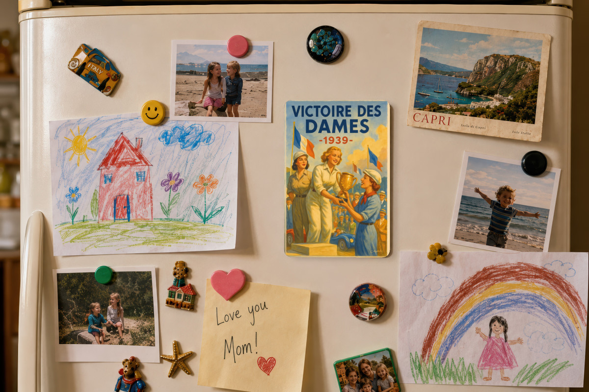 Mockup magnet 03 — Magnet Le Podium des Dames – 1939