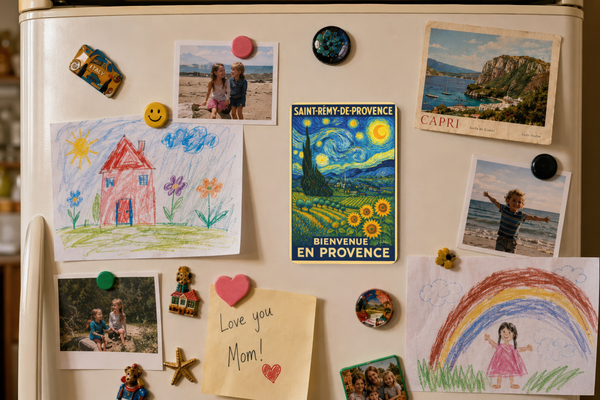 Mockup magnet 03 — Magnet Saint-Rémy-de-Provence : Sous les Étoiles de Vincent