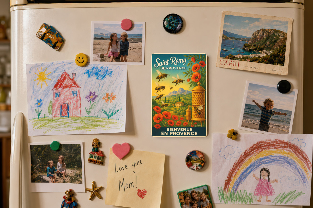 Mockup magnet 03 — Magnet Les Trésors du Rucher Provençal