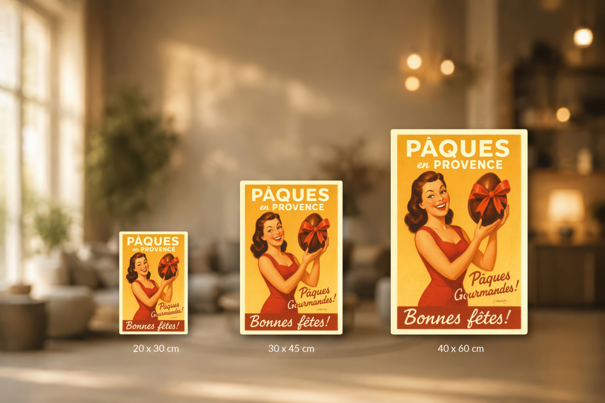 Collection 40x60 — Le goût de Pâques – Chocolat et sourires en Provence