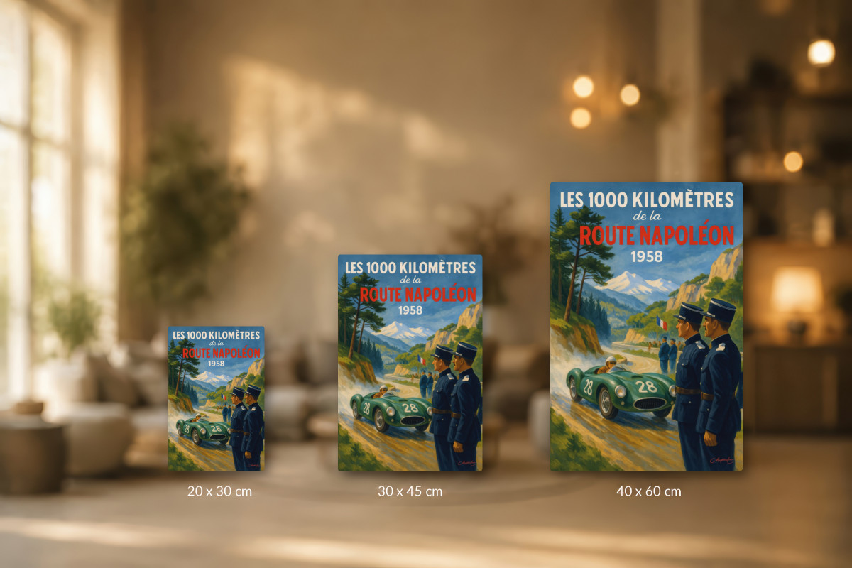 Collection 40x60 — Les 1000km route Napoleon 1958