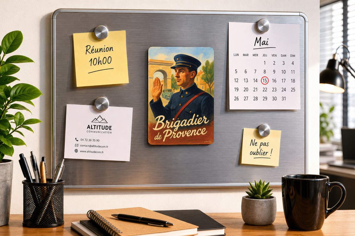 Mockup magnet 04 — Magnet Brigadier de Provence