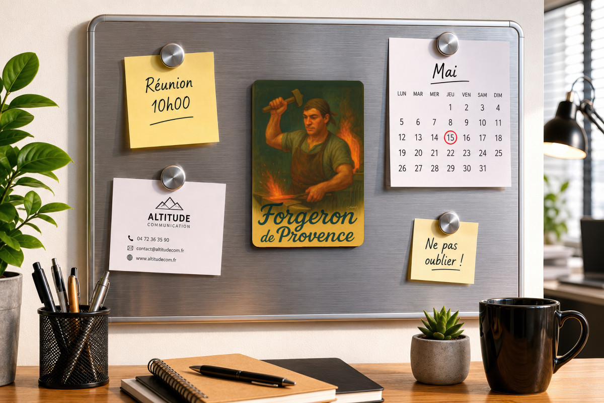 Mockup magnet 04 — Magnet Forgeron de Provence