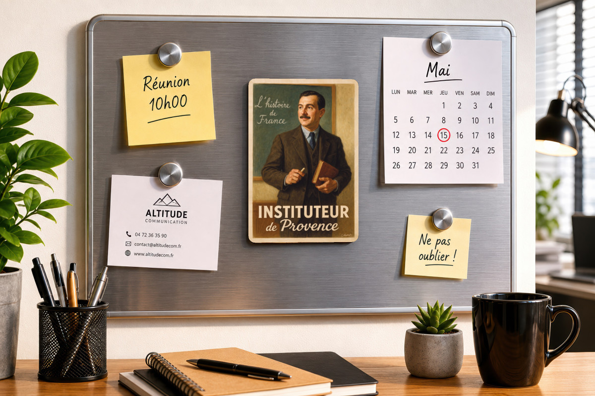 Mockup magnet 04 — Magnet Instituteur de Provence – Leçon d’Histoire