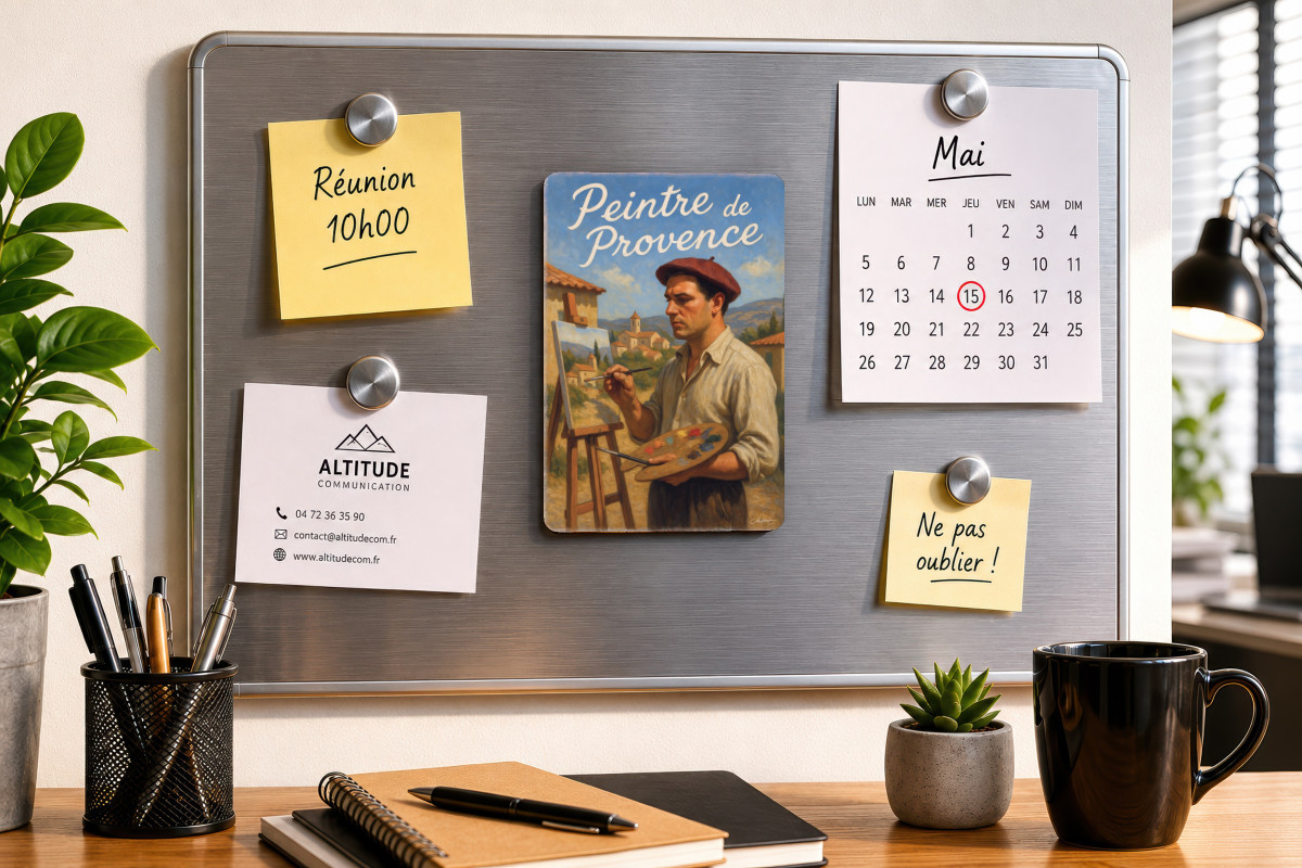 Mockup magnet 04 — Magnet Peintre de Provence – L’œil et la main