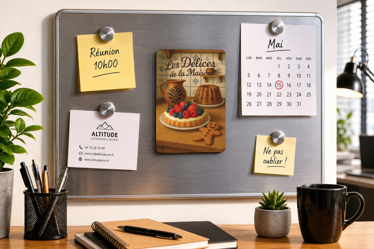 Mockup magnet 04 — Magnet Les délices de la maison