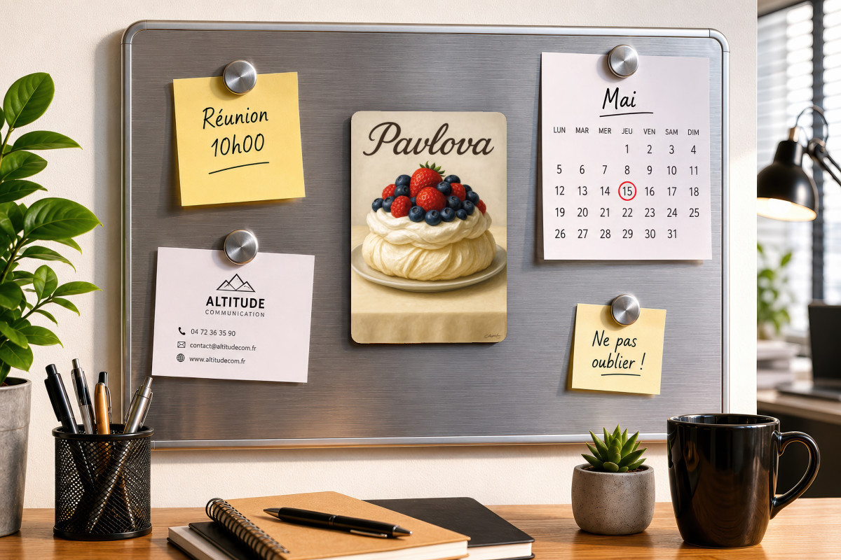 Mockup magnet 04 — Magnet Pavlova – Le ballet des saveurs