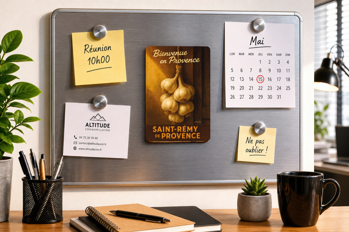 Mockup magnet 04 — Magnet Ail de Provence – Bouquet du Terroir