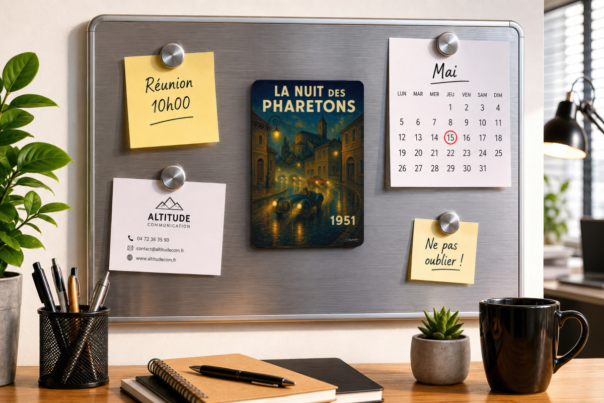 Mockup magnet 04 — Magnet La nuit des bolides 1951