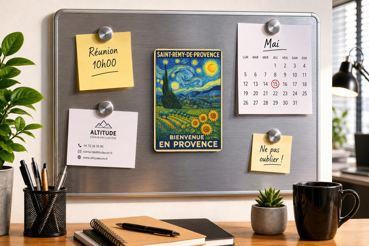Mockup magnet 04 — Magnet Saint-Rémy-de-Provence : Sous les Étoiles de Vincent