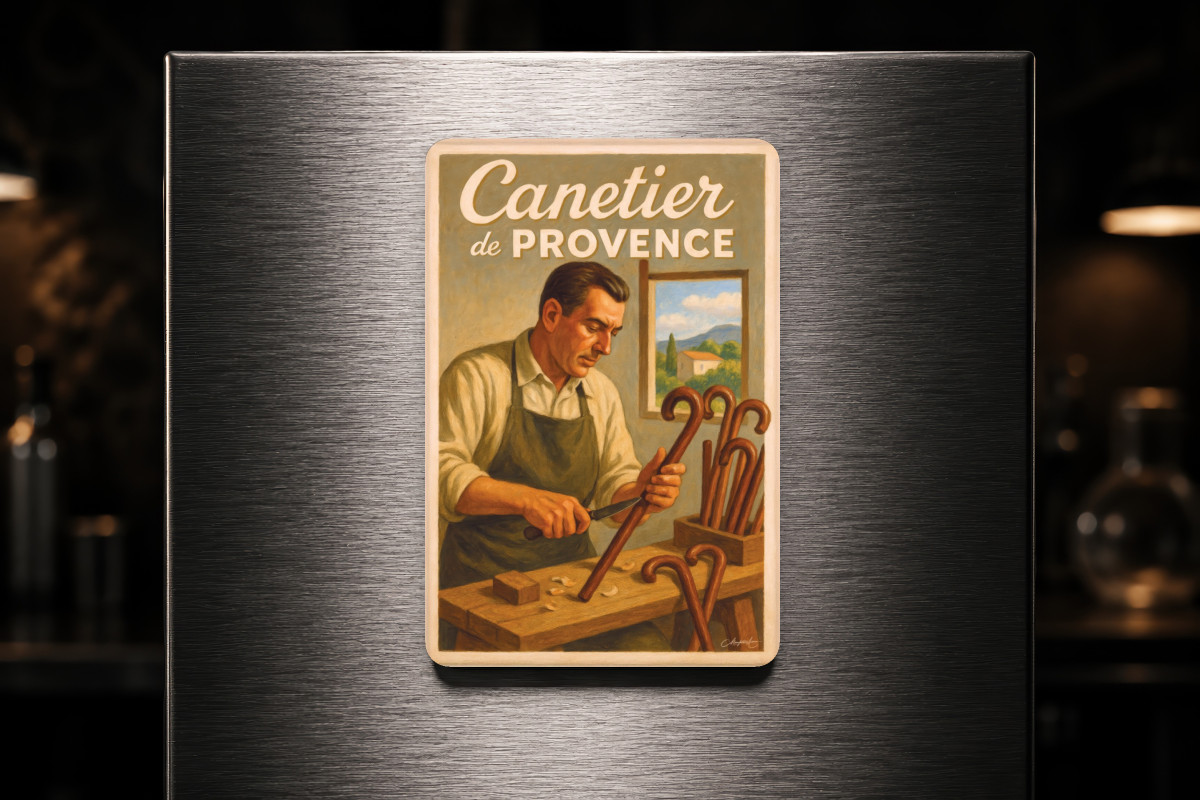 Mockup magnet 05 — Magnet Canetier de Provence