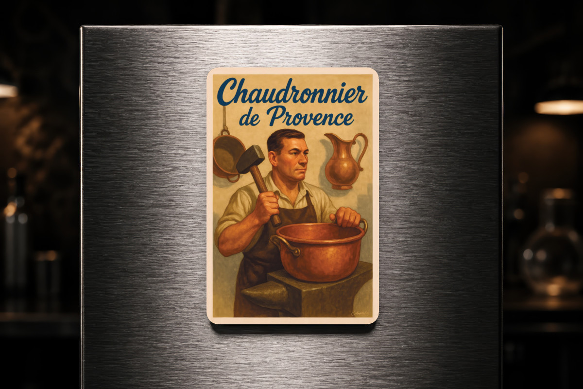Mockup magnet 05 — Magnet Chaudronnier de Provence