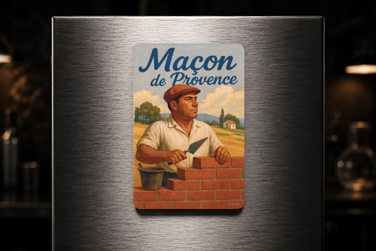 Mockup magnet 05 — Magnet Maçon de Provence