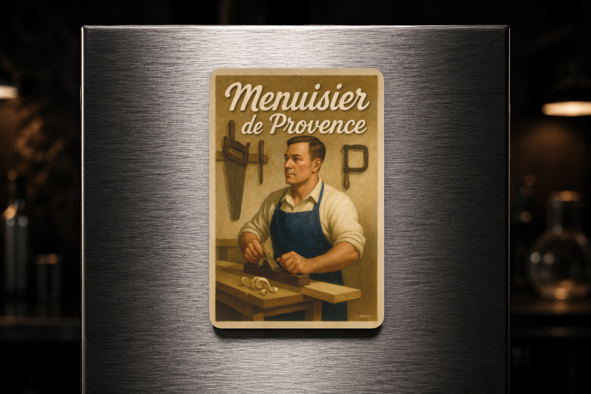 Mockup magnet 05 — Magnet Menuisier de Provence