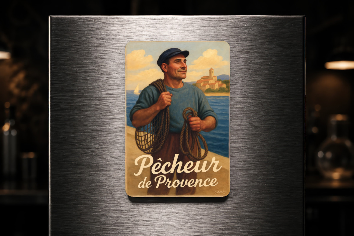 Mockup magnet 05 — Magnet Pêcheur de Provence