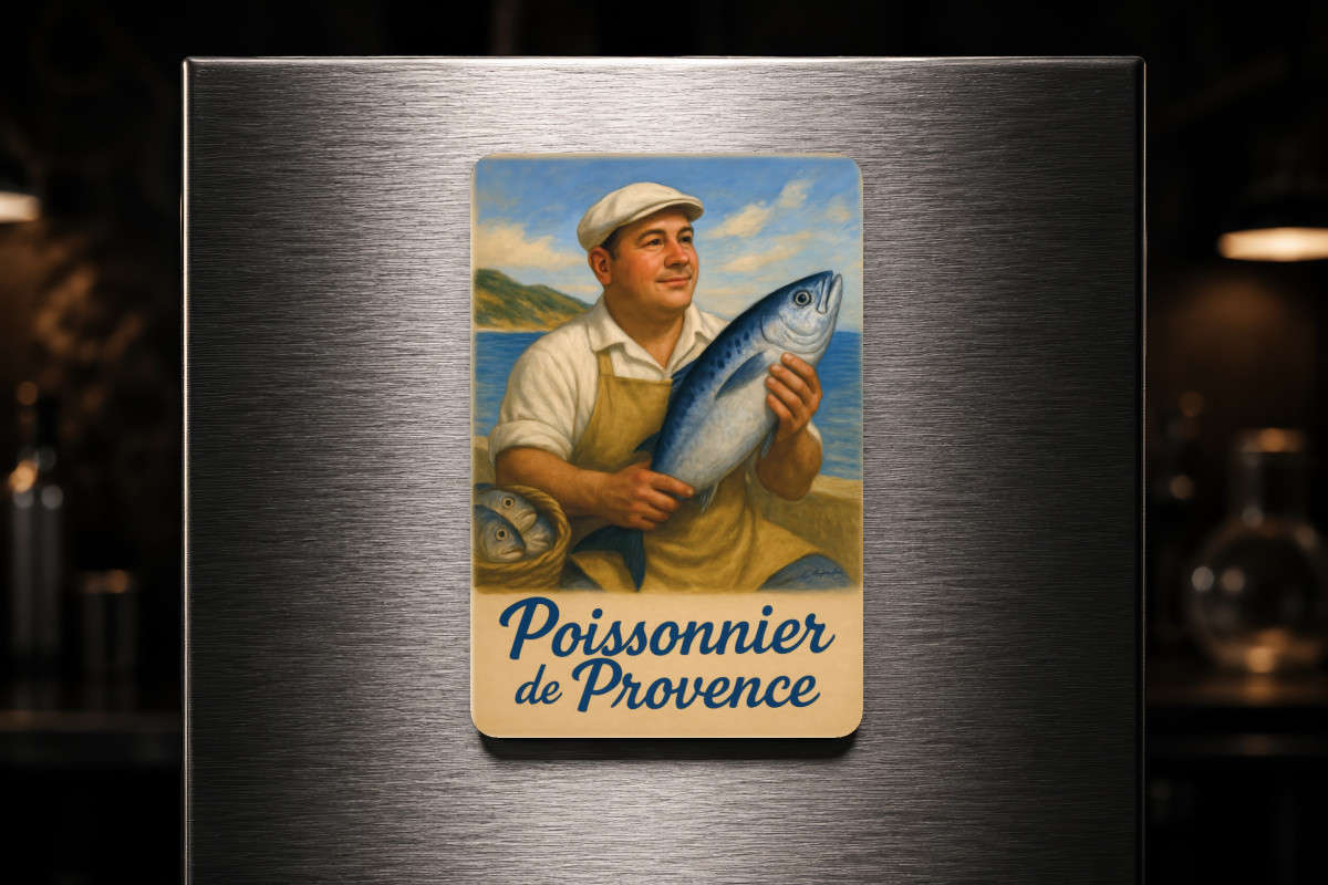 Mockup magnet 05 — Magnet Poissonnier de Provence