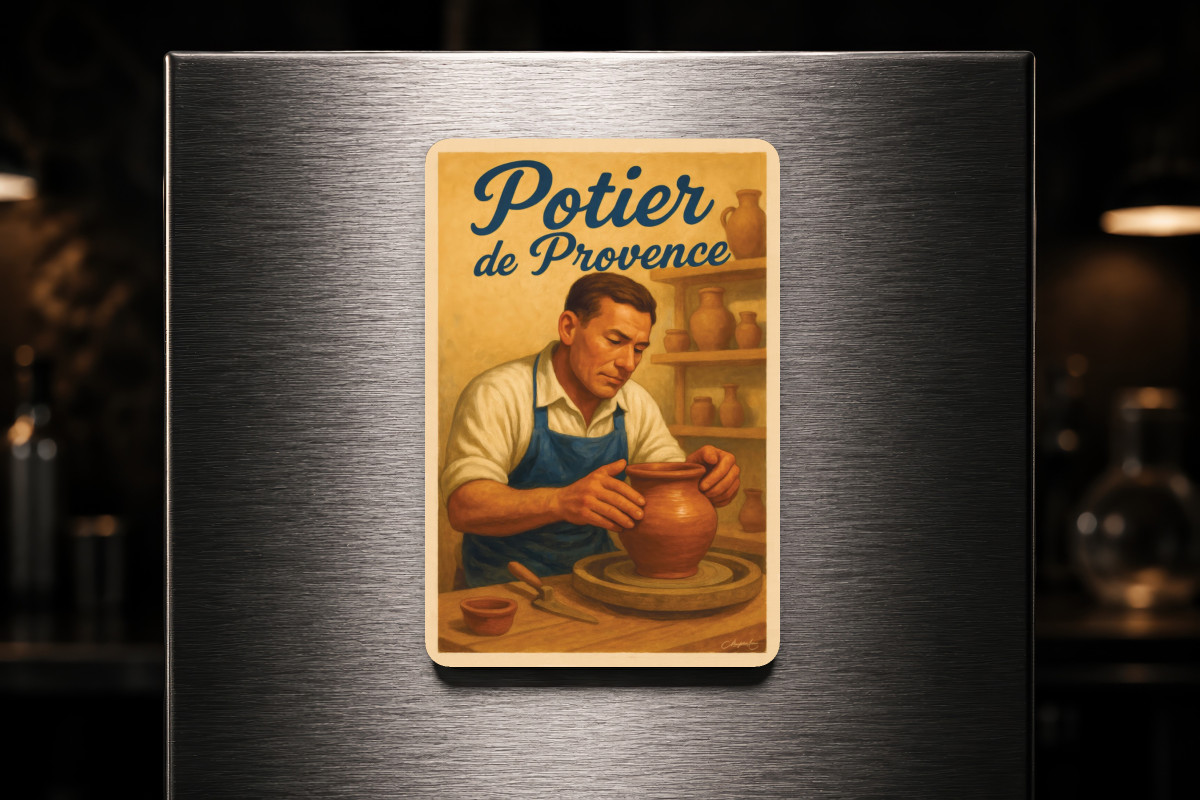 Mockup magnet 05 — Magnet Potier de Provence