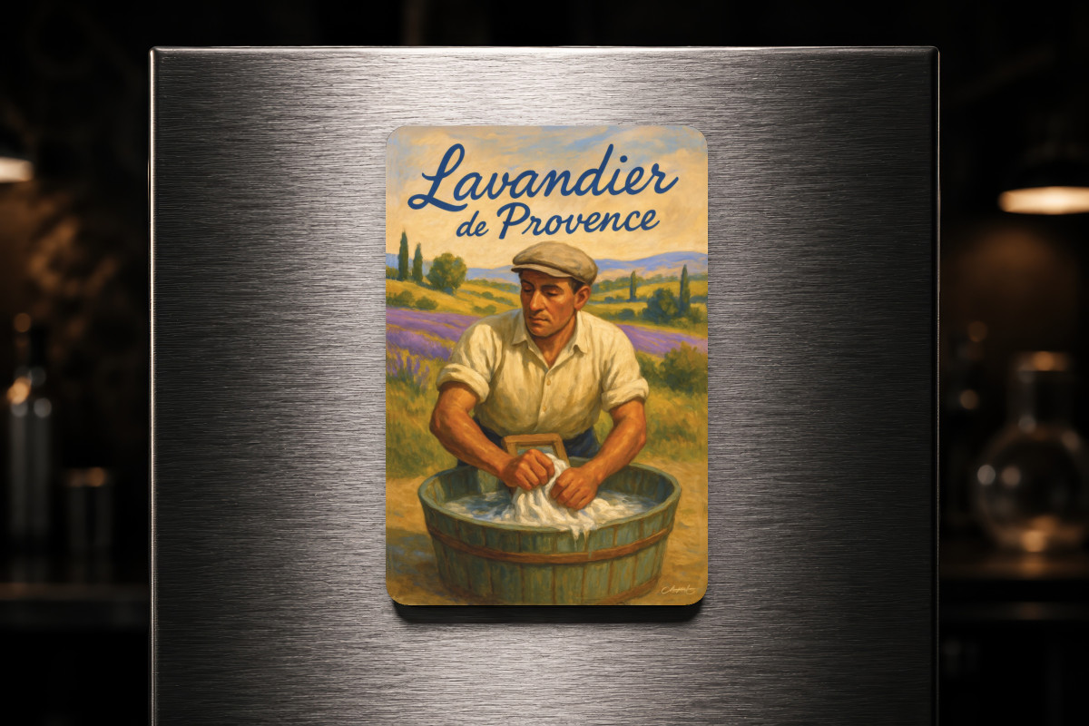 Mockup magnet 05 — Magnet Lavandier de Provence – Le geste ancien