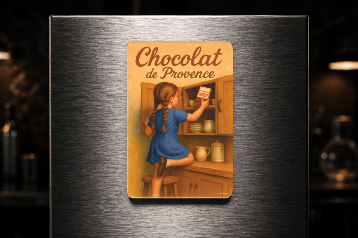 Mockup magnet 05 — Magnet Chocolat de Provence – L’envie gourmande
