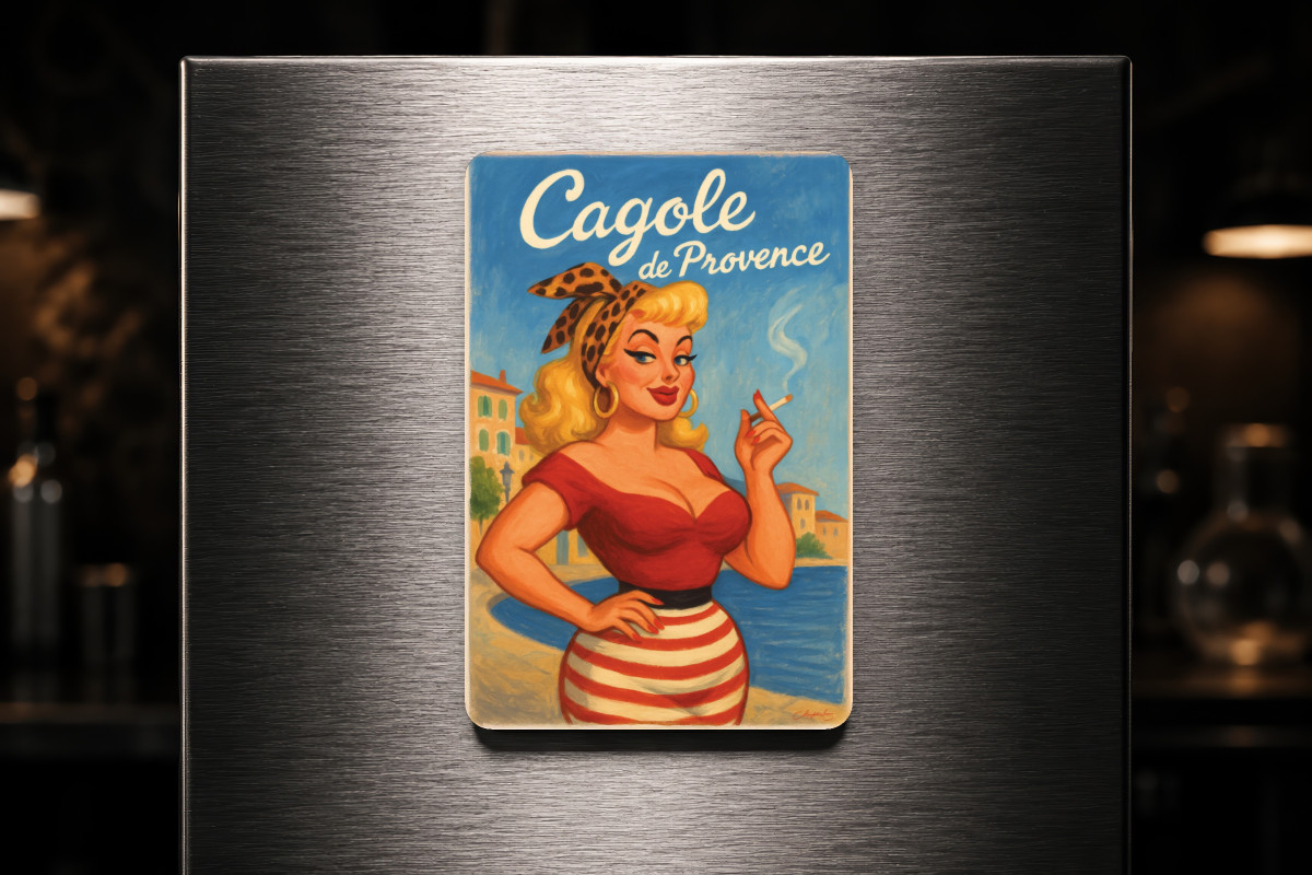 Mockup magnet 05 — Magnet Cagole de Provence – L’allure canaille