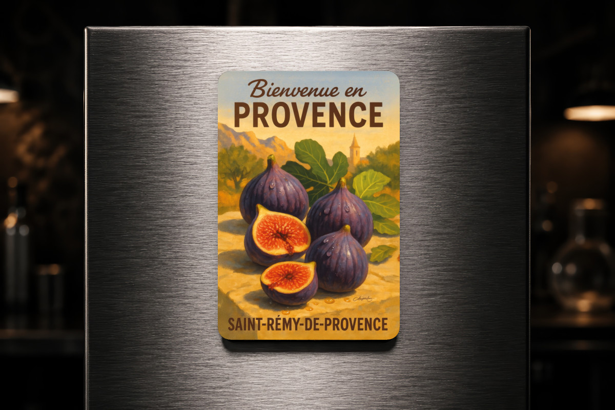 Mockup magnet 05 — Magnet Cœur de figue – Trésor sucré de Saint-Rémy