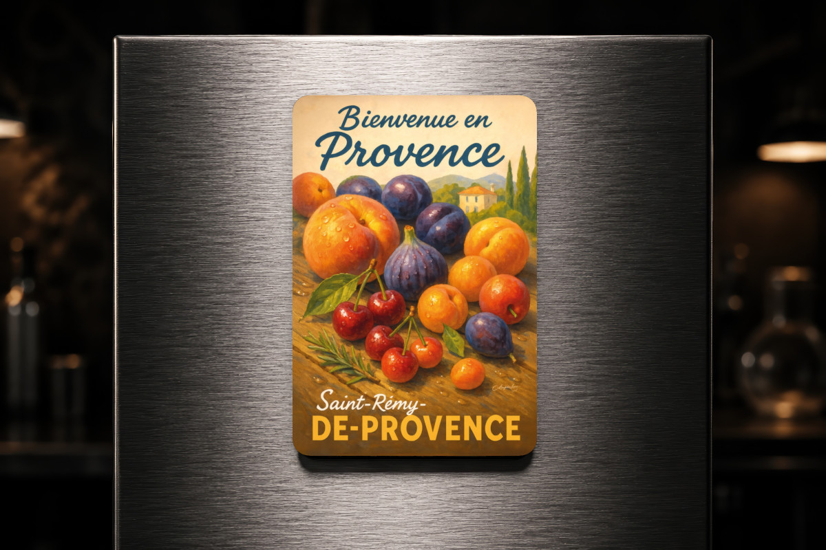 Mockup magnet 05 — Magnet Fruits du Sud – Saveurs d’un été en Provence