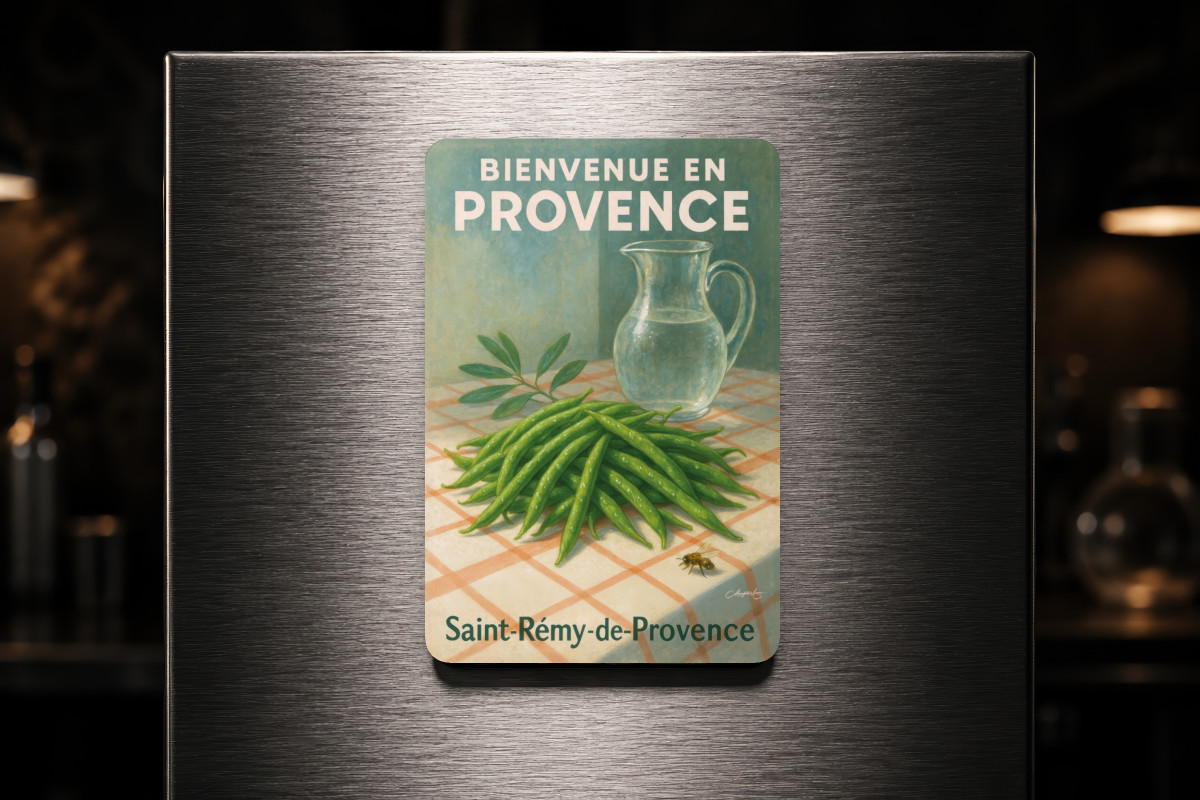 Mockup magnet 05 — Magnet Haricots de Provence – Simplicité Gourmande