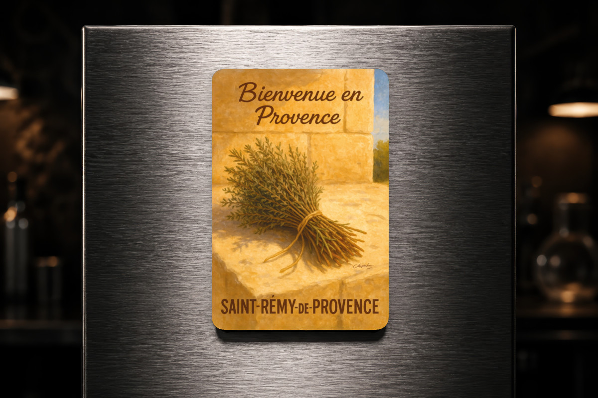Mockup magnet 05 — Magnet Herbes de Provence – L’Âme des Murets