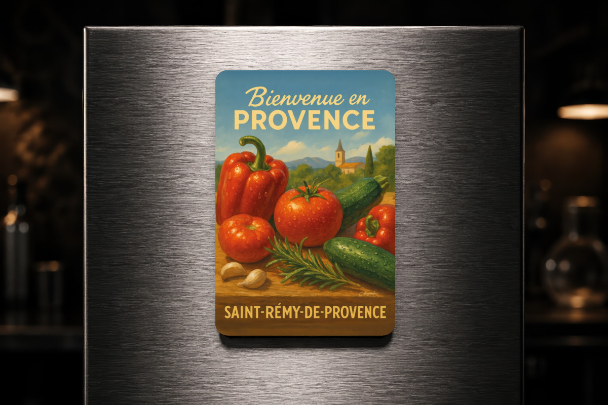Mockup magnet 05 — Magnet Légumes de Provence – Saveurs du Terroir