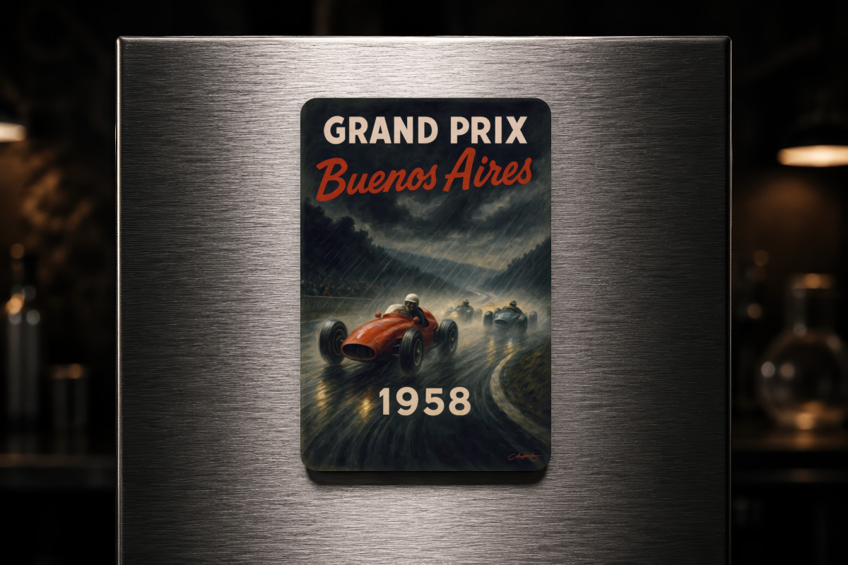 Mockup magnet 05 — Magnet Grand Prix Buenos Aires 1958