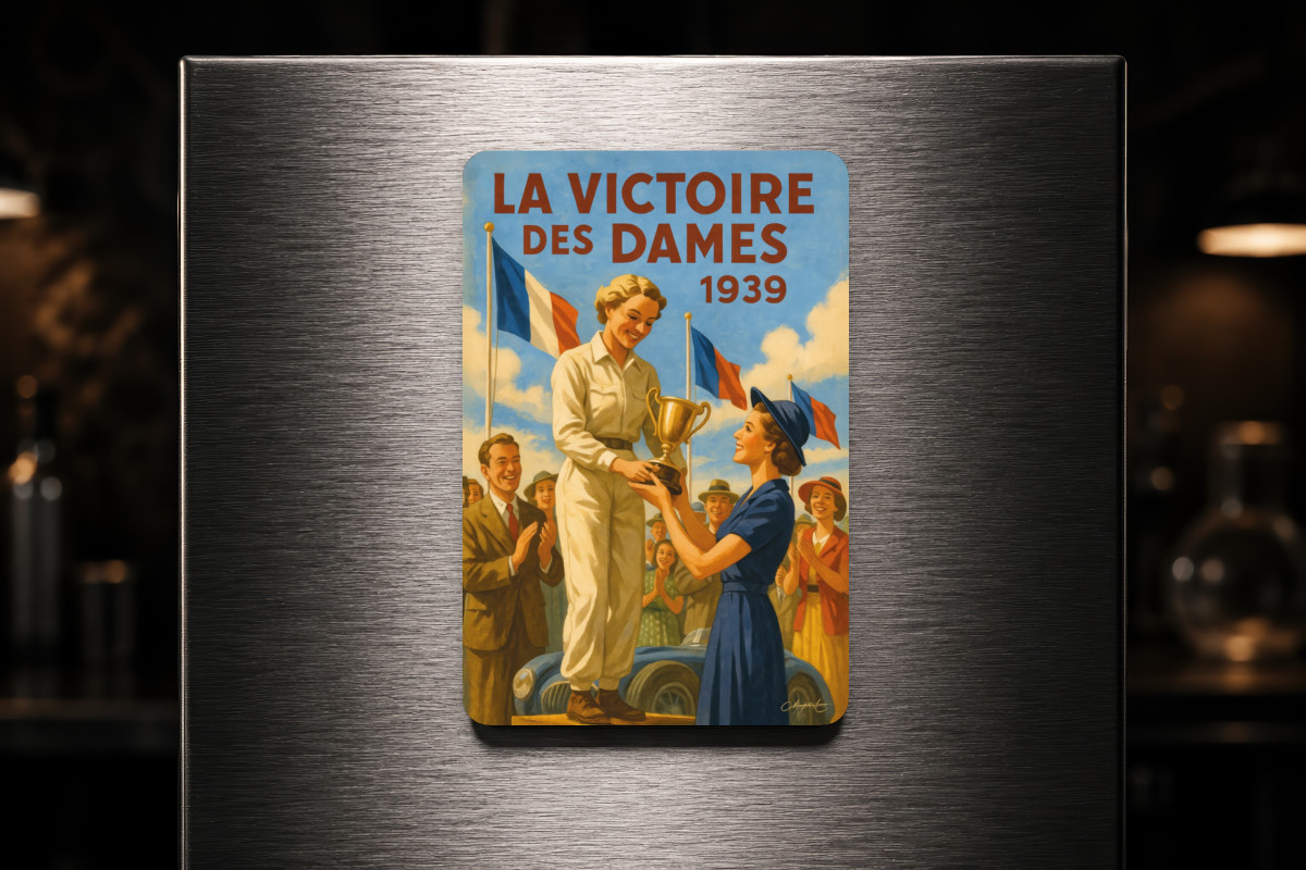 Mockup magnet 05 — Magnet La victoire des dames 1939