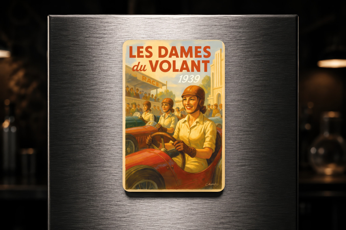Mockup magnet 05 — Magnet Les dames du volant 1939