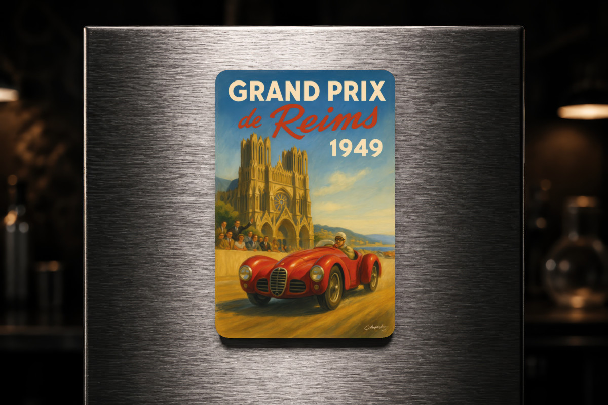 Mockup magnet 05 — Magnet Grand Prix de Reims 1949