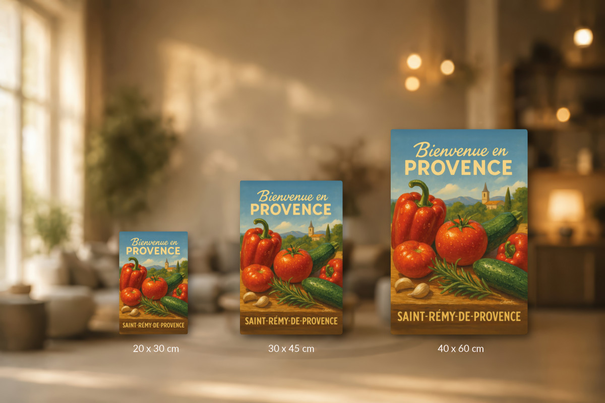 Collection 40x60 — Légumes de Provence – Saveurs du Terroir