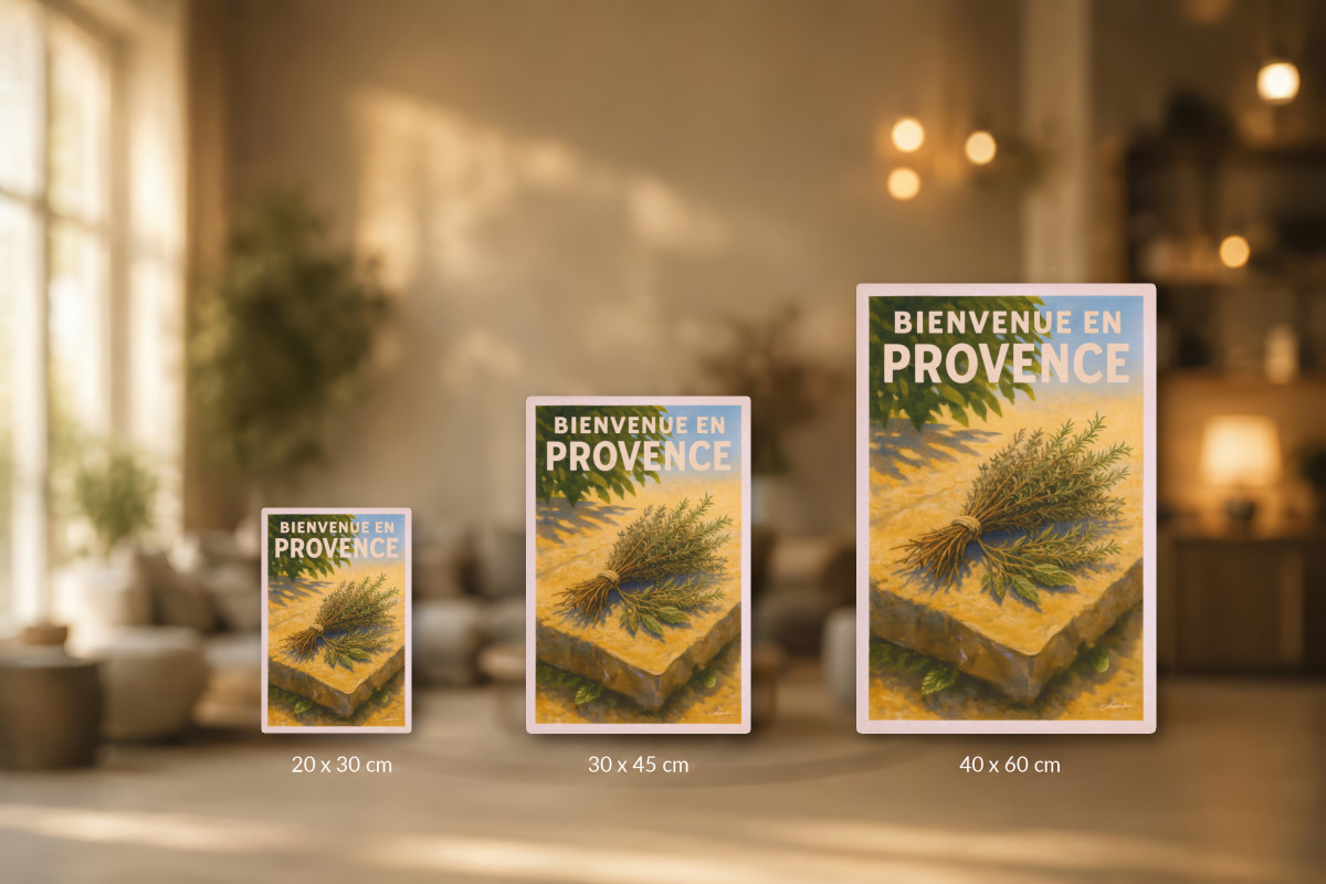 Collection 40x60 — Herbes de Provence – Fraîcheur du Matin