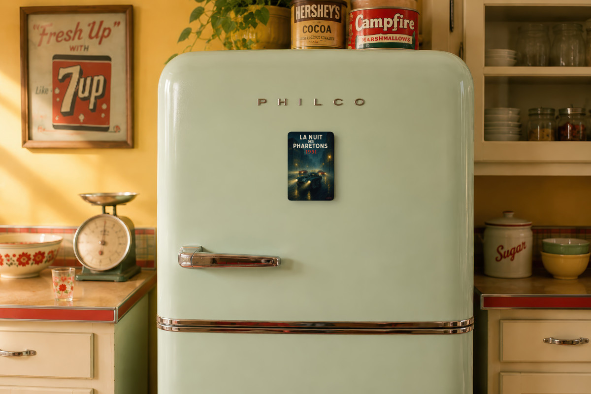 Mockup magnet 07 — Magnet La nuit des pharetons 1951