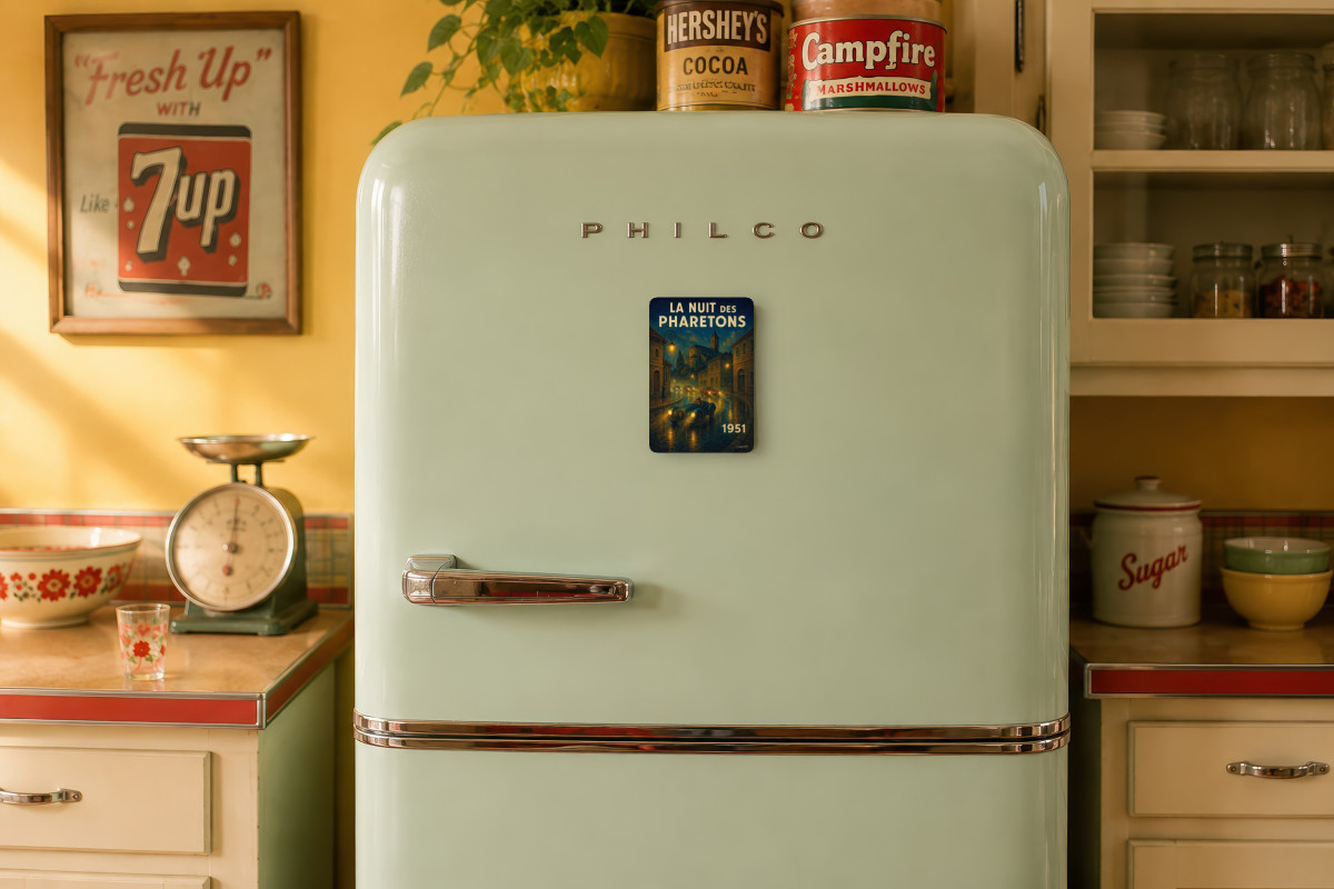 Mockup magnet 07 — Magnet La nuit des bolides 1951