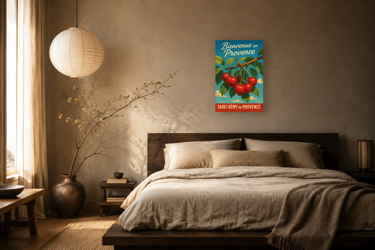 V03-14 — Rouge éclat – Cerises de Provence au soleil