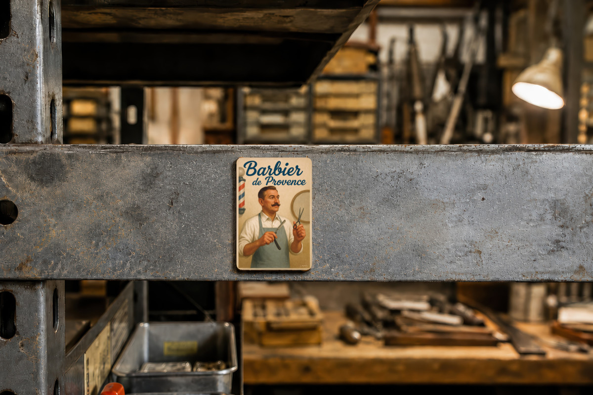 Mockup magnet 08 — Magnet Barbier de Provence