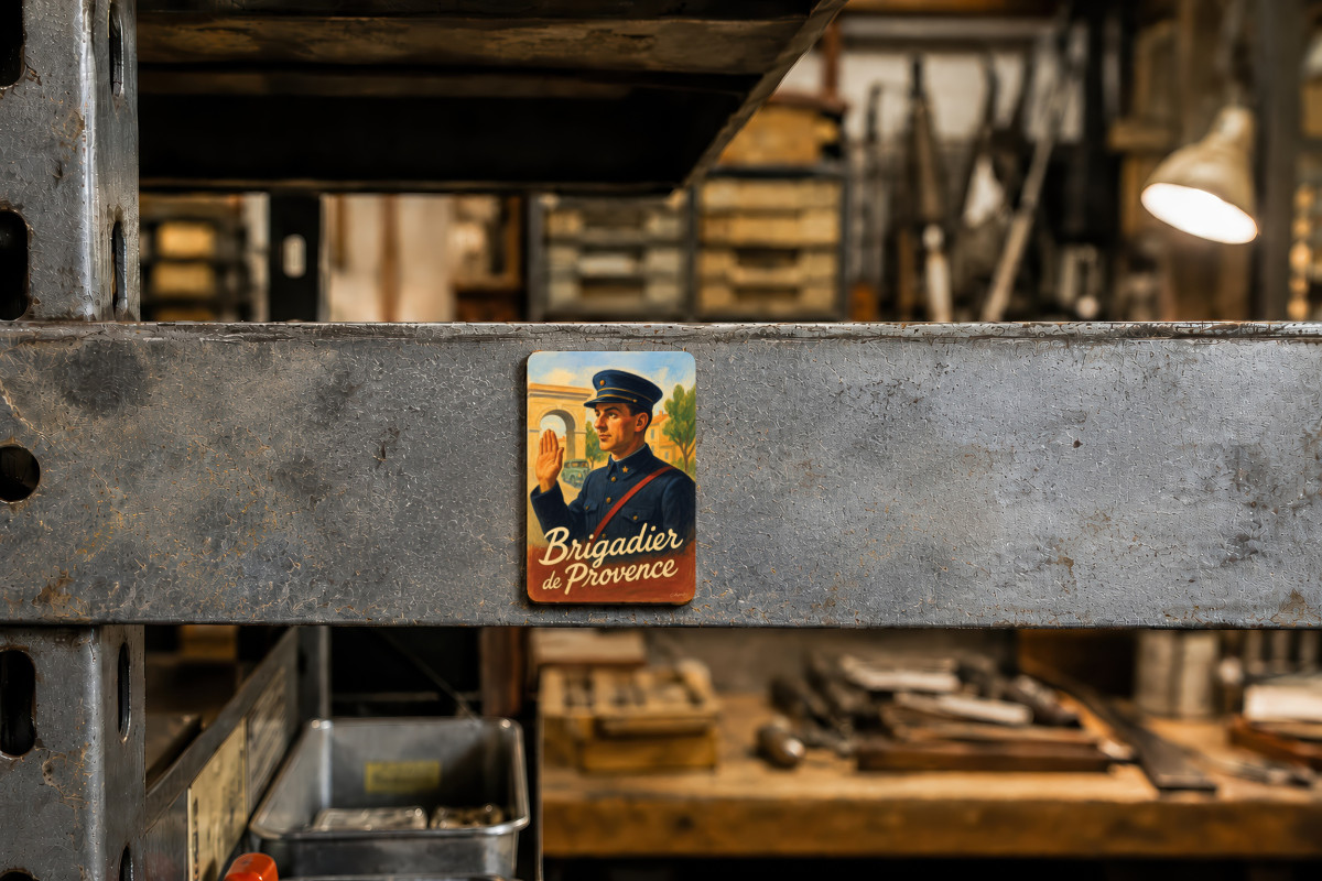 Mockup magnet 08 — Magnet Brigadier de Provence