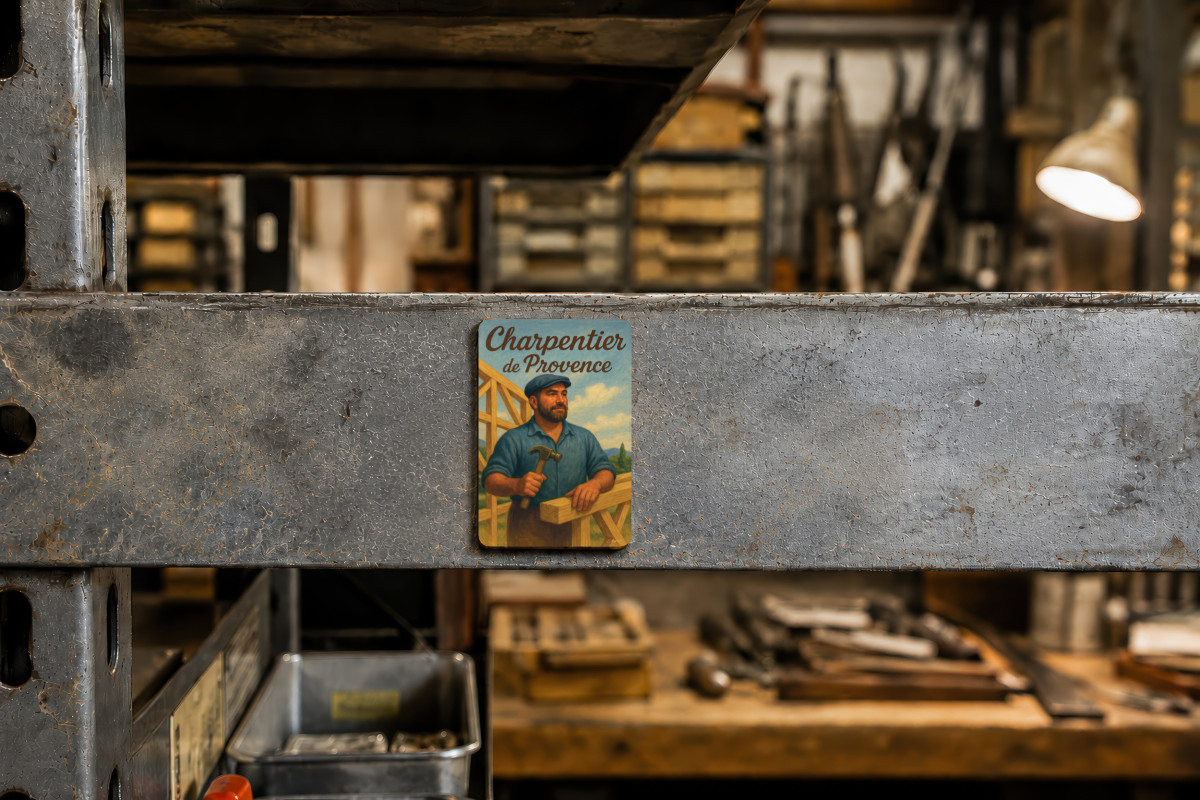 Mockup magnet 08 — Magnet Charpentier de Provence