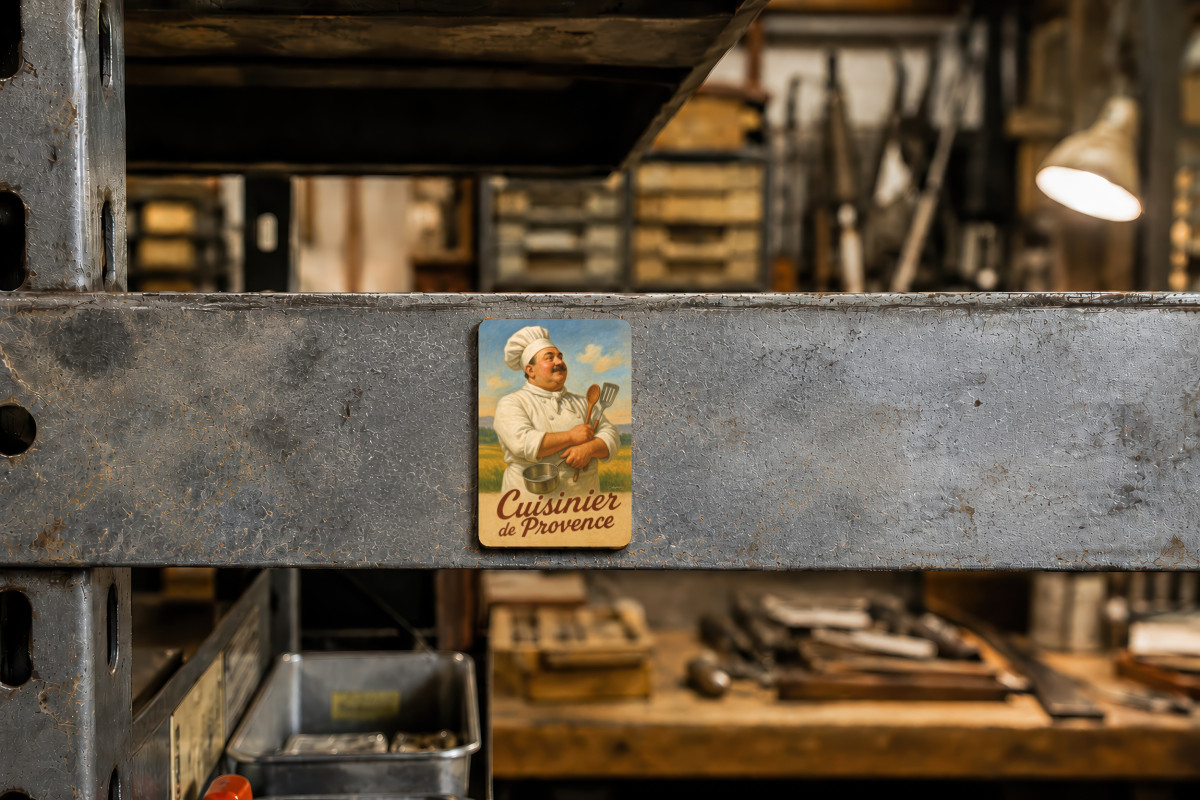Mockup magnet 08 — Magnet Cuisinier de Provence