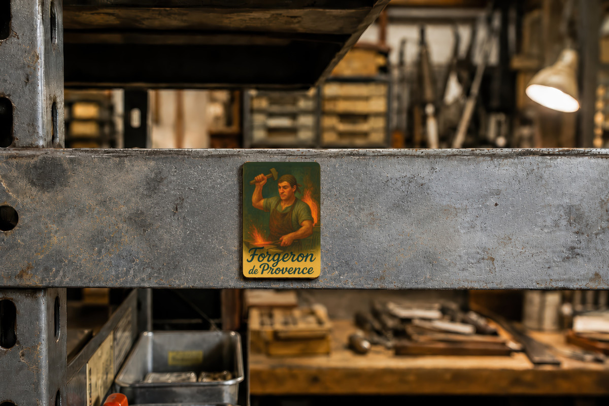 Mockup magnet 08 — Magnet Forgeron de Provence
