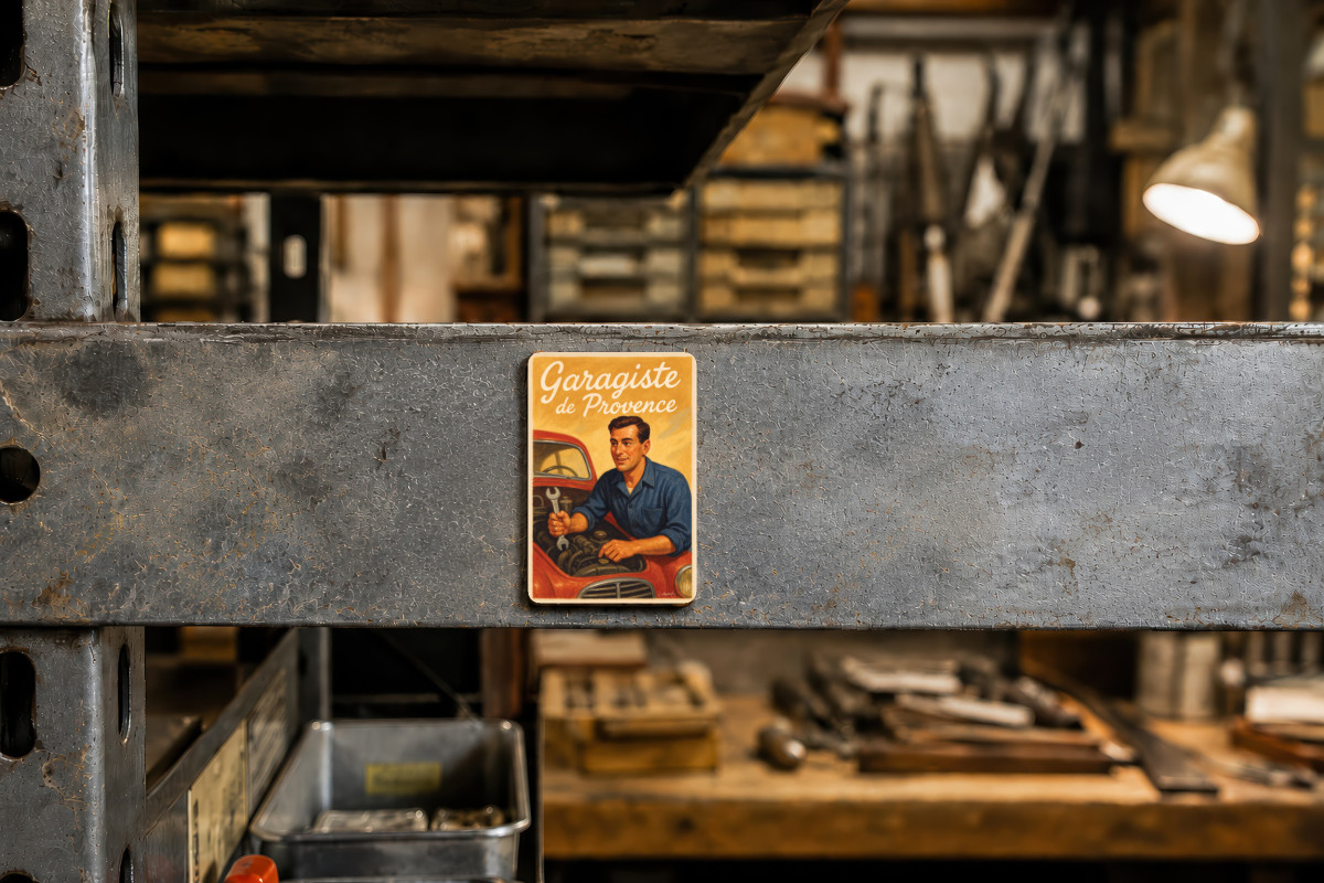 Mockup magnet 08 — Magnet Garagiste de Provence