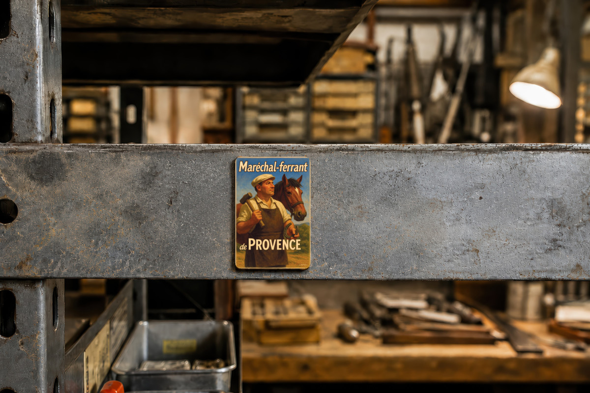 Mockup magnet 08 — Magnet Maréchal-ferrant de Provence