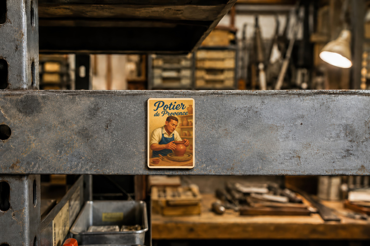 Mockup magnet 08 — Magnet Potier de Provence