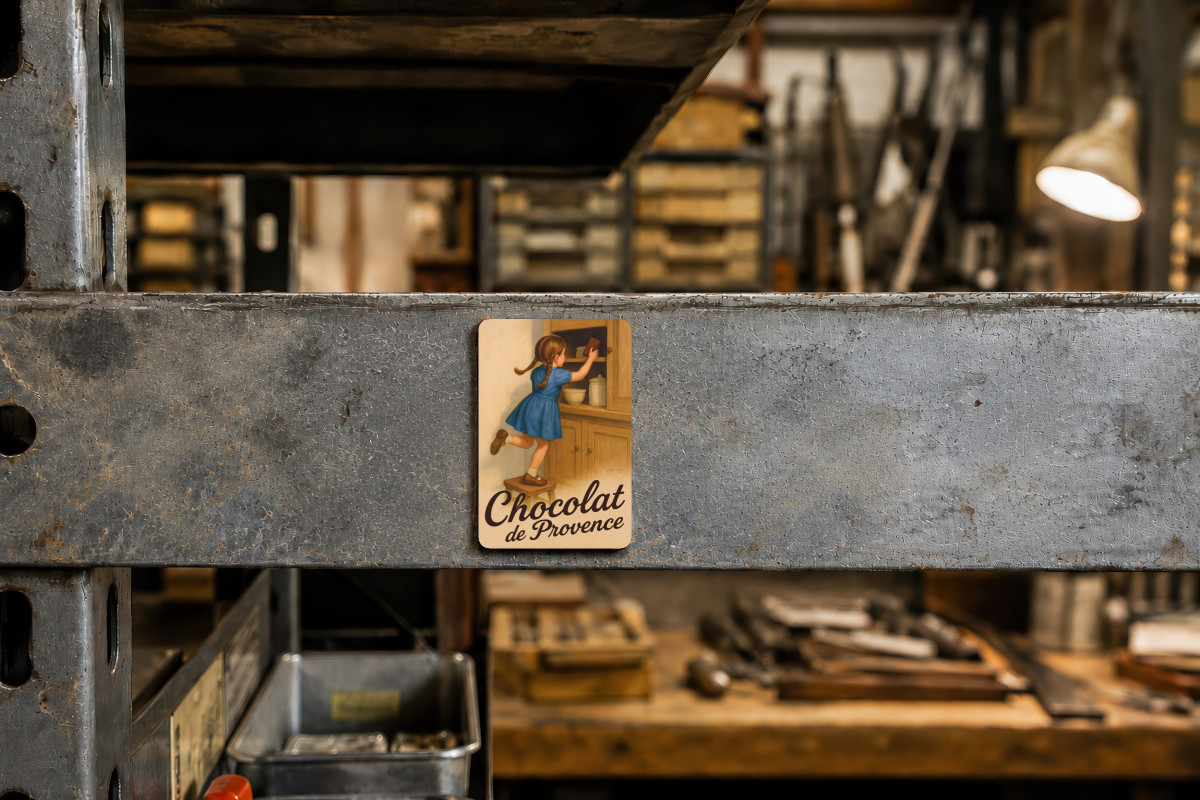 Mockup magnet 08 — Magnet Chocolat de Provence – Le trésor du placard