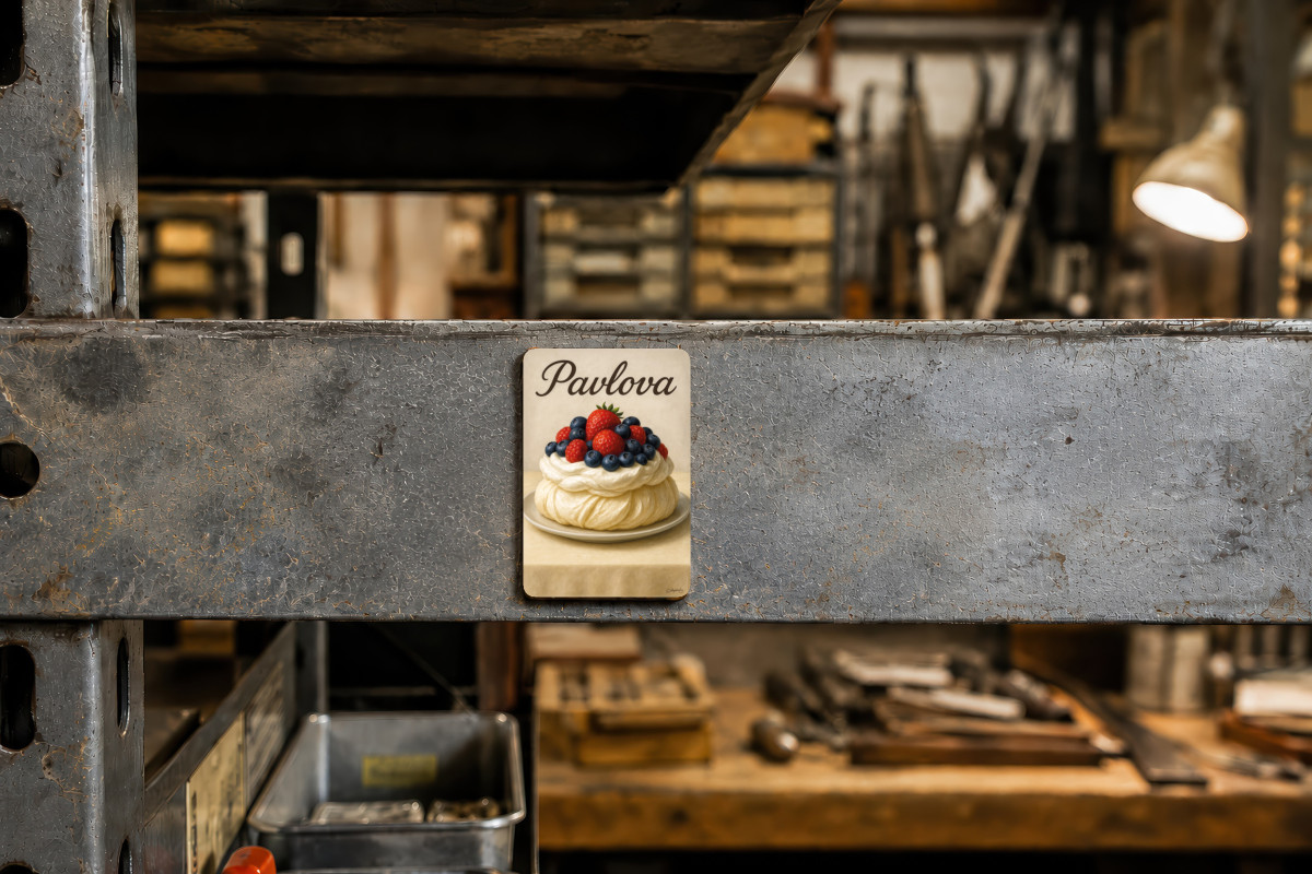 Mockup magnet 08 — Magnet Pavlova – Le ballet des saveurs